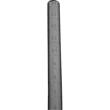 Technibilt Shelving Systems Shelving Post, Duro Seal, 34 P34PW